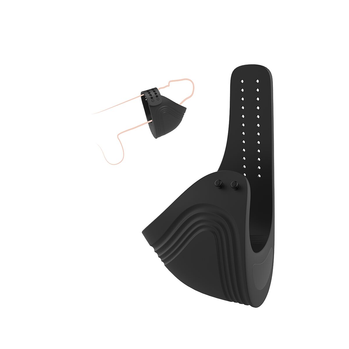 Pachet Inel Penis Dream Toys Ramrod Negru